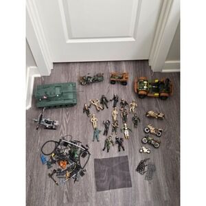 (Big Mixed Lot) Lanard The Corps-GI Joe Figures-Tank-Vehicles Vintage 1990's